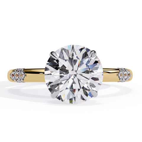 The Solstice Spark Round Cut Ring