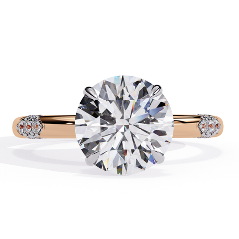 The Solstice Spark Round Cut Ring