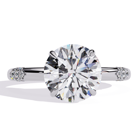 The Solstice Spark Round Cut Ring