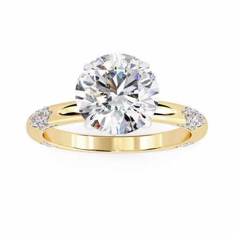 The Solstice Spark Round Cut Ring