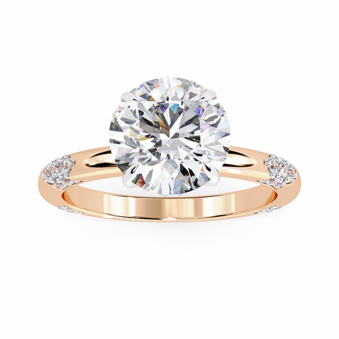 The Solstice Spark Round Cut Ring