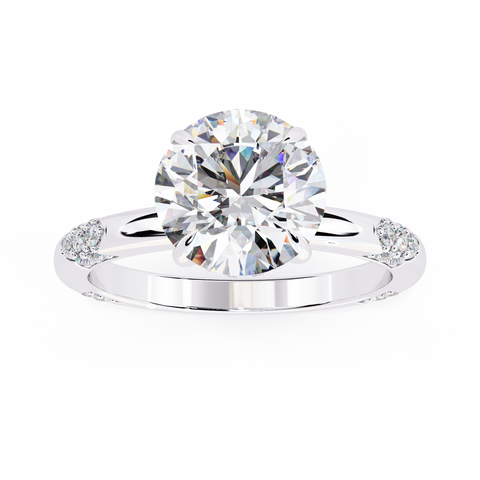 The Solstice Spark Round Cut Ring