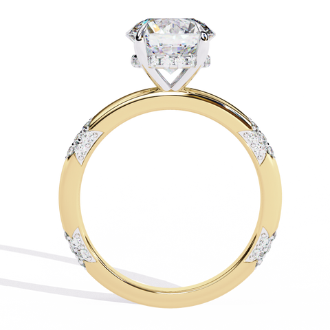The Solstice Spark Round Cut Ring