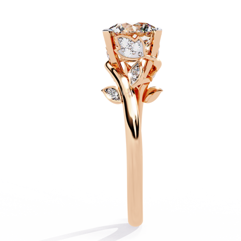 The Whispering Willow Round Cut Ring