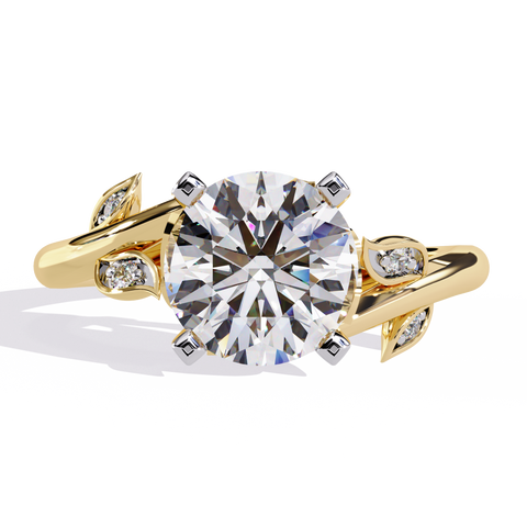 The Whispering Willow Round Cut Ring
