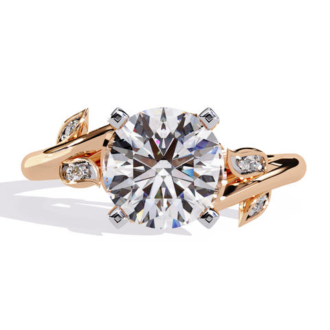 The Whispering Willow Round Cut Ring