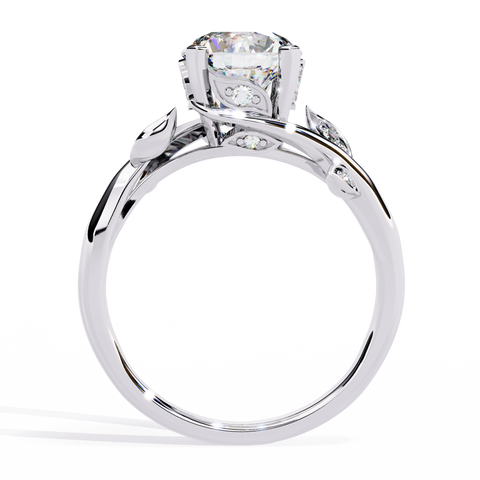 The Whispering Willow Round Cut Ring