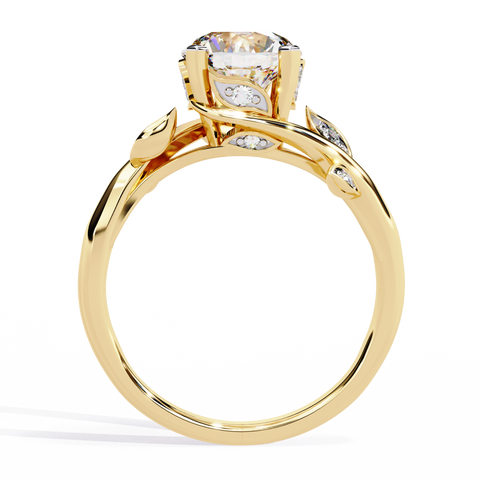 The Whispering Willow Round Cut Ring