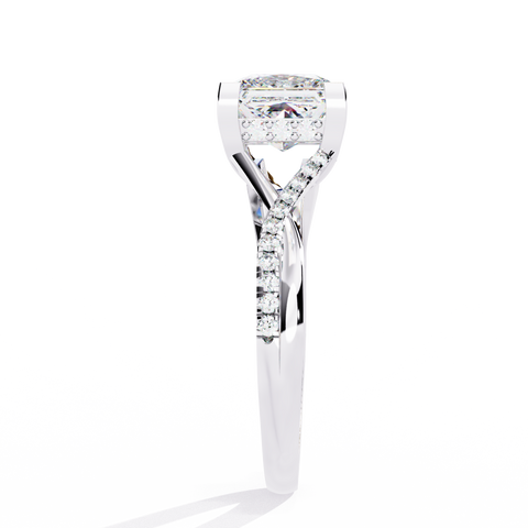 The Elysian Flame Princess Cut Ring