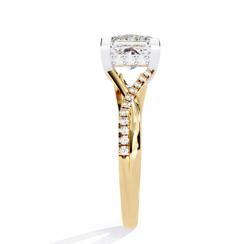 The Elysian Flame Princess Cut Ring