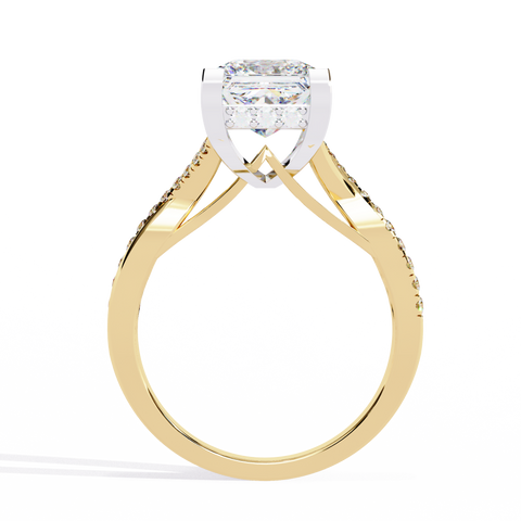 The Elysian Flame Princess Cut Ring
