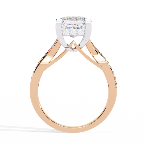 The Elysian Flame Princess Cut Ring