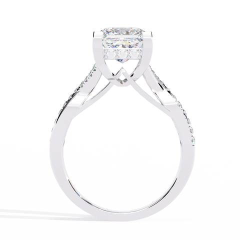 The Elysian Flame Princess Cut Ring