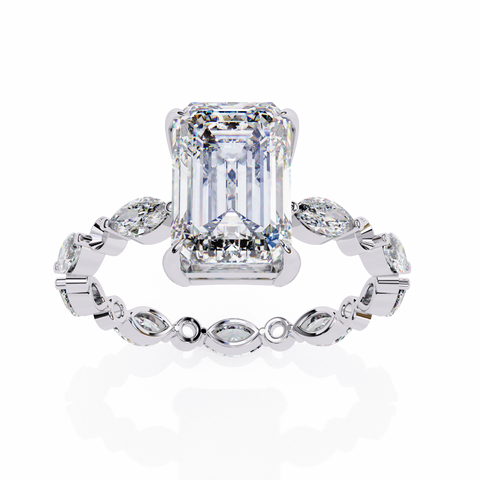 The Regal Mirage Radiant Cut Ring