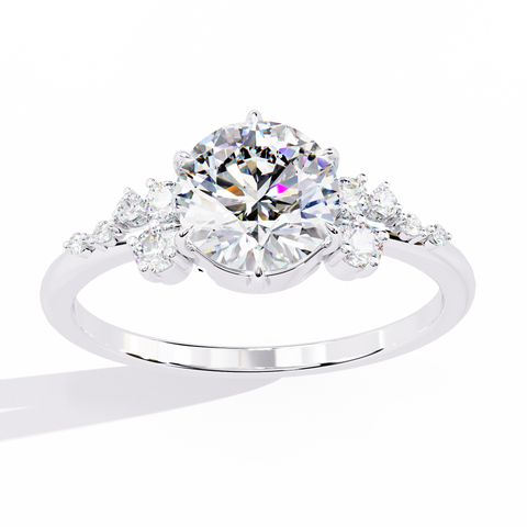The Lumiflora Round Cut Ring