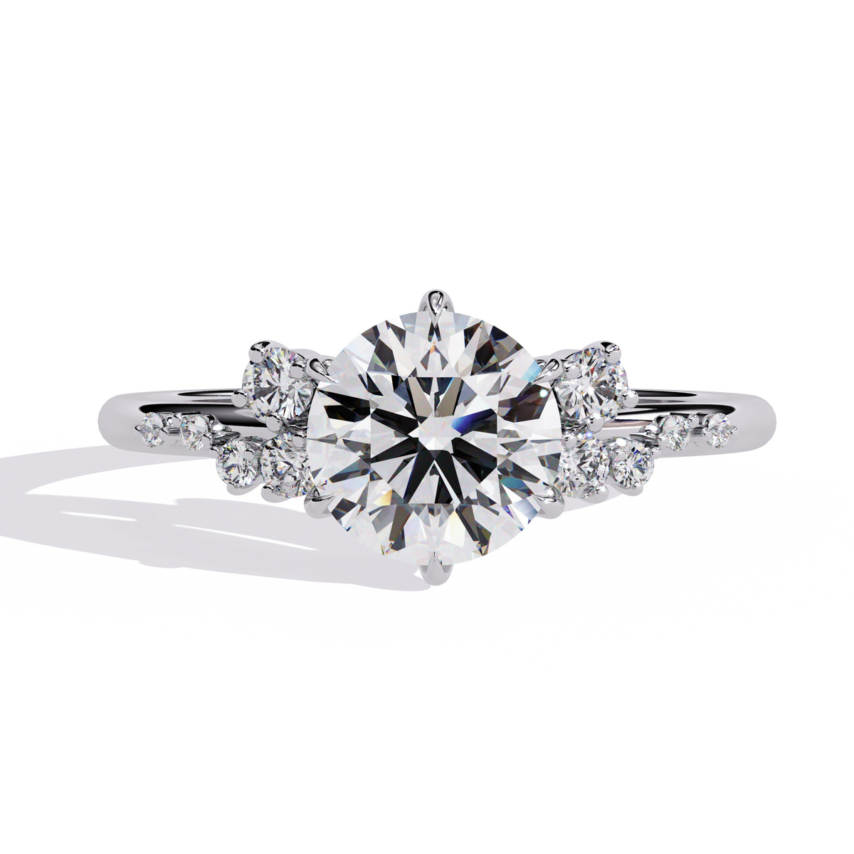 The Lumiflora Round Cut Ring