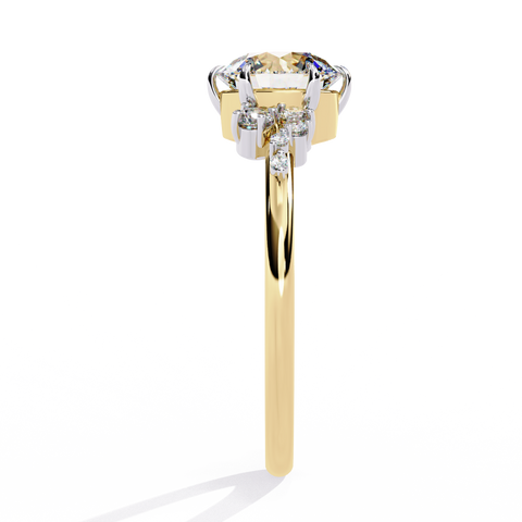 The Lumiflora Round Cut Ring