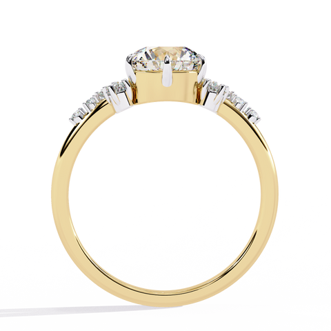 The Lumiflora Round Cut Ring