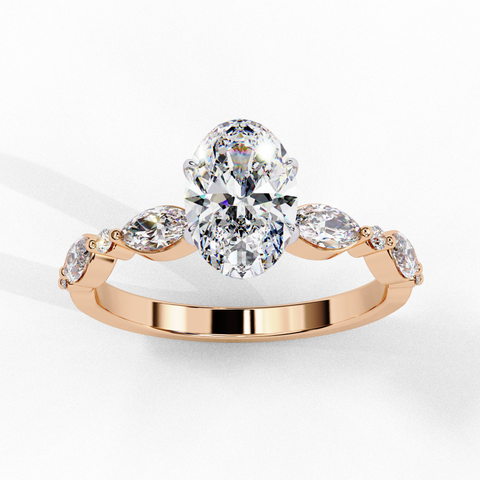Elegant Oval-Cut Ring