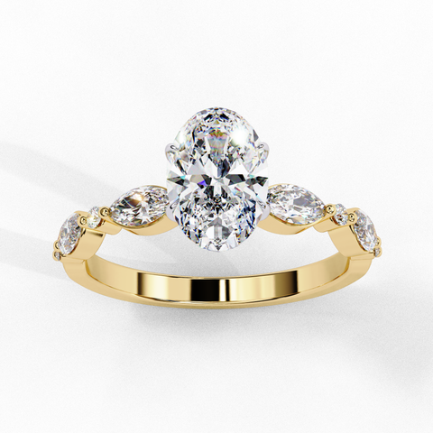 Elegant Oval-Cut Ring