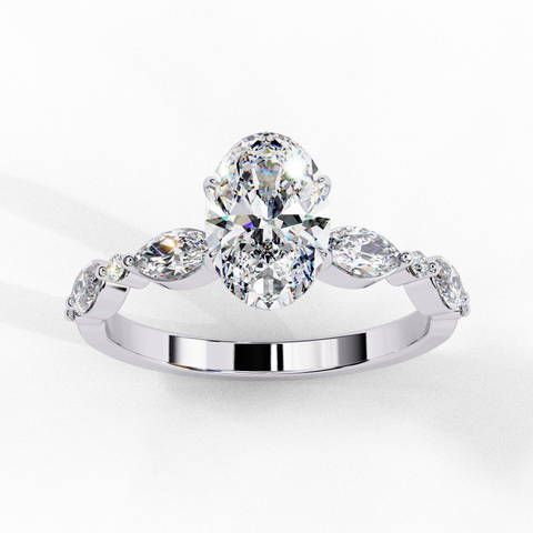 Elegant Oval-Cut Ring