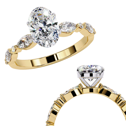 Elegant Oval-Cut Ring