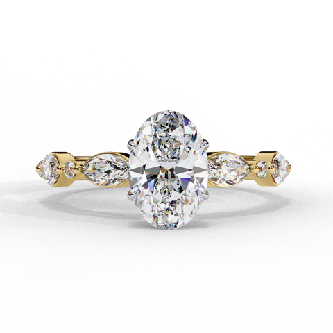 Elegant Oval-Cut Ring