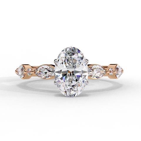 Elegant Oval-Cut Ring