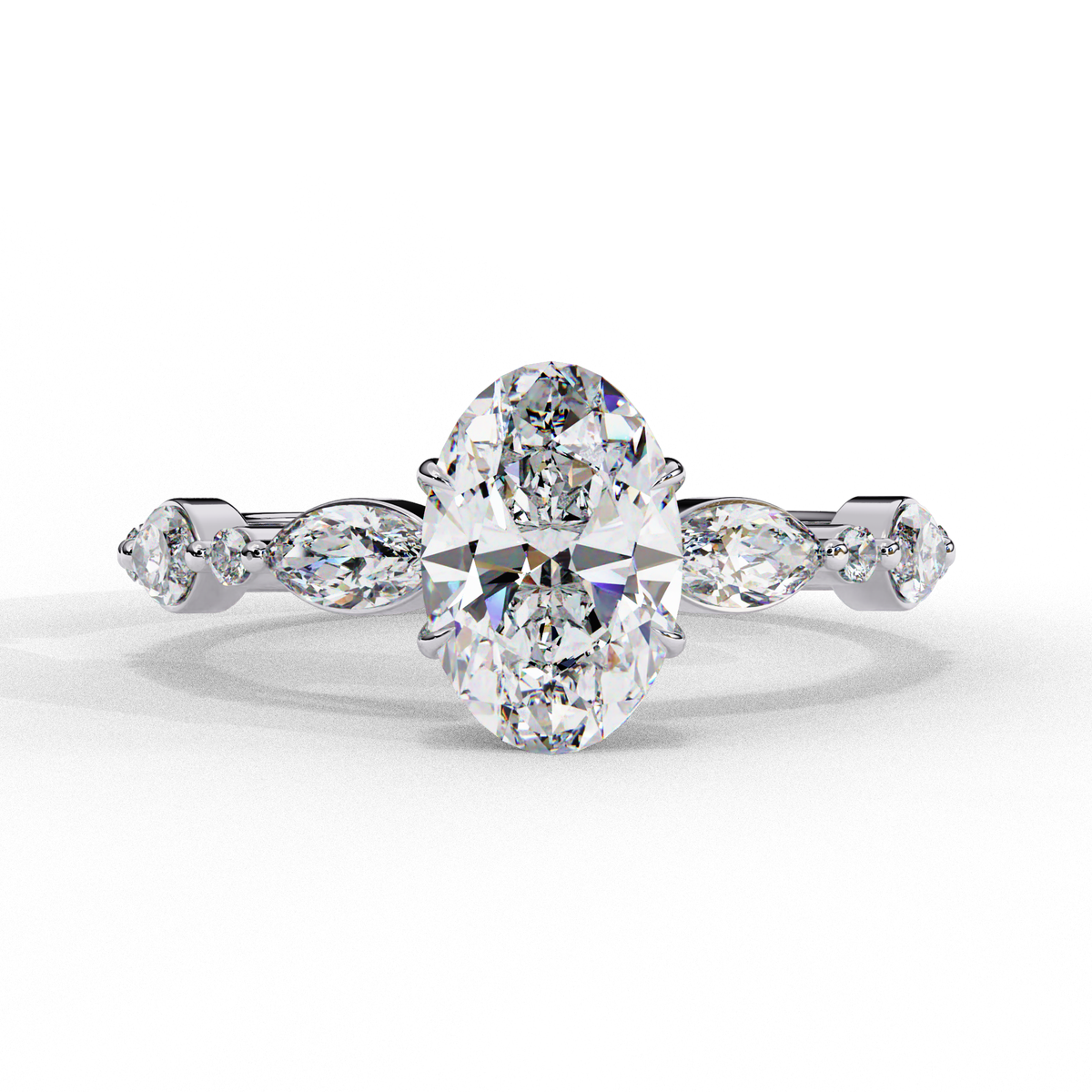 Elegant Oval-Cut Ring