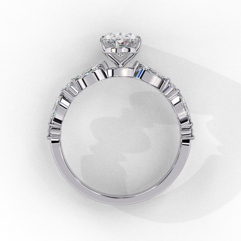 Elegant Oval-Cut Ring