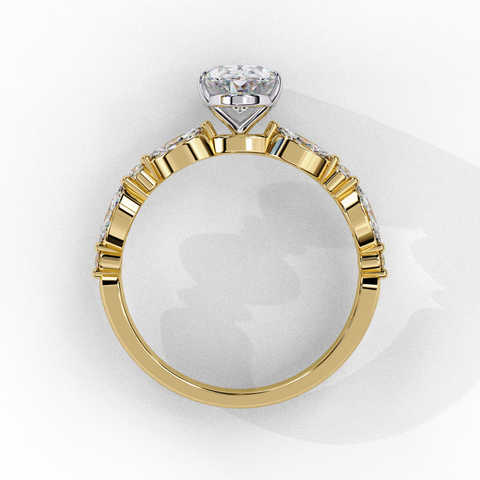 Elegant Oval-Cut Ring