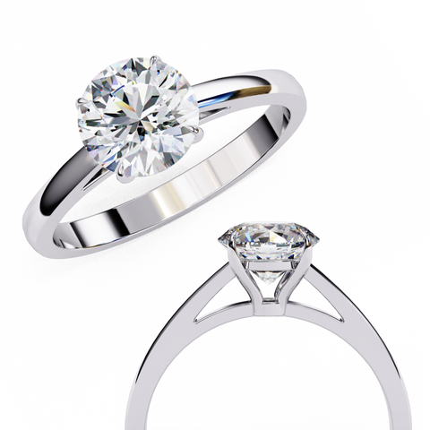 The Serenelle Round Cut Ring