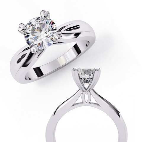 The Seraphis Round Cut Ring