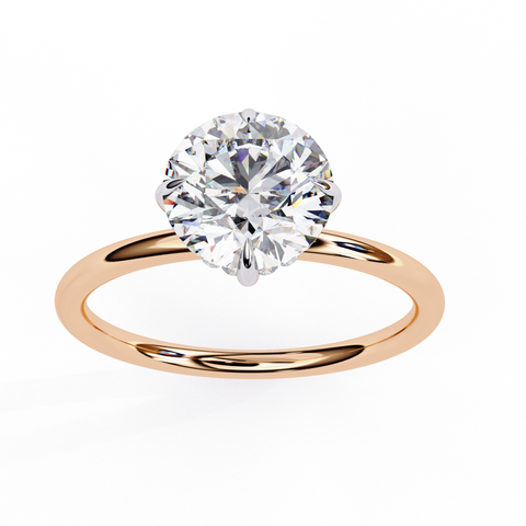 The Noirae  Round Cut Ring