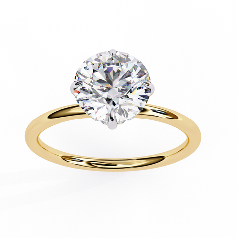 The Noirae  Round Cut Ring