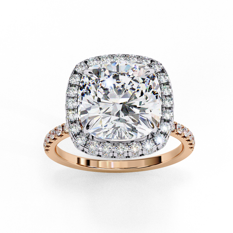 Celestial Cushion Cut Ring