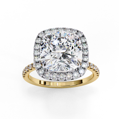 Celestial Cushion Cut Ring