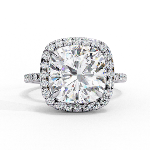 Celestial Cushion Cut Ring