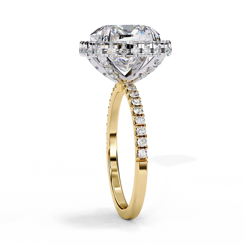Celestial Cushion Cut Ring