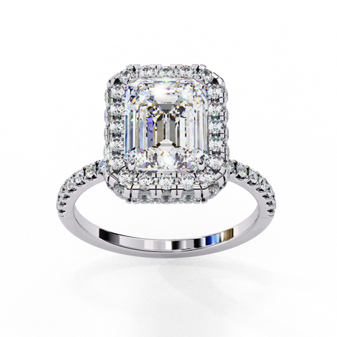 Regal Grace Emerald Cut Ring