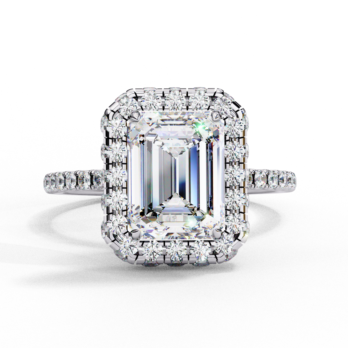 Regal Grace Emerald Cut Ring