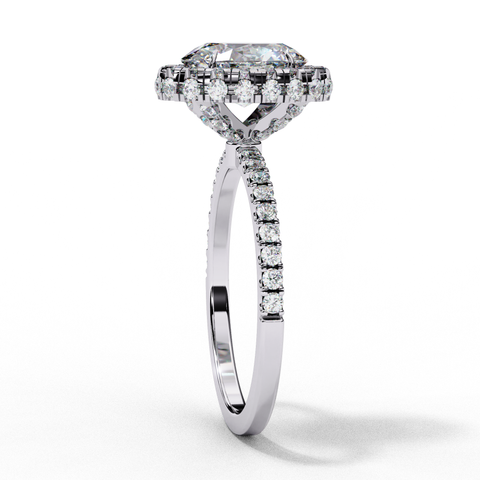 Elysian Bloom Oval Cut Ring