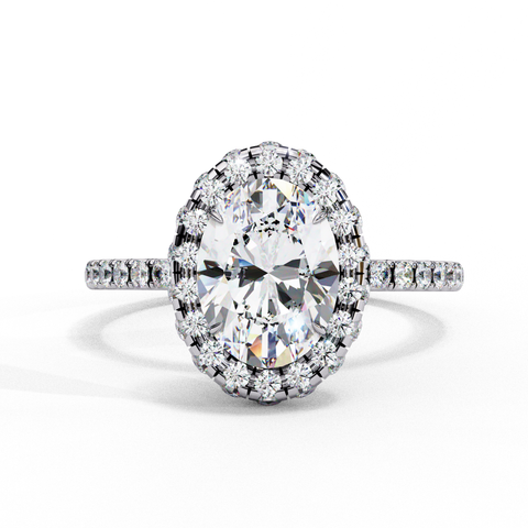 Elysian Bloom Oval Cut Ring
