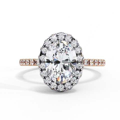 Elysian Bloom Oval Cut Ring