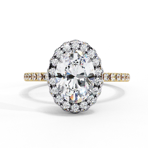 Elysian Bloom Oval Cut Ring