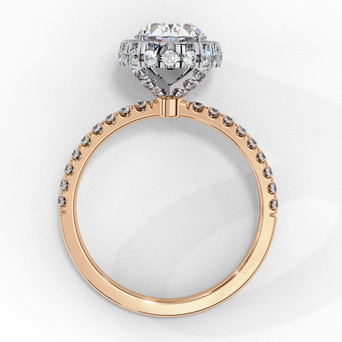 Elysian Bloom Oval Cut Ring
