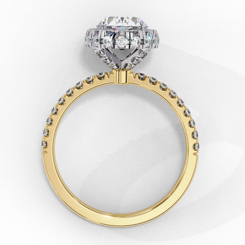 Elysian Bloom Oval Cut Ring