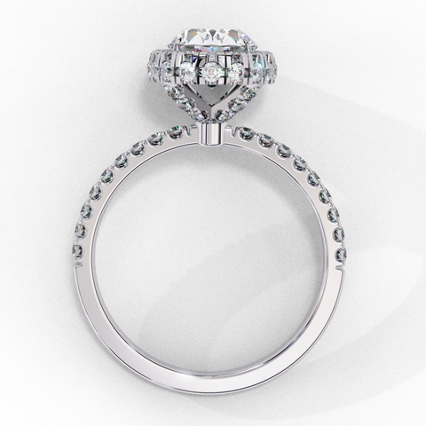 Elysian Bloom Oval Cut Ring