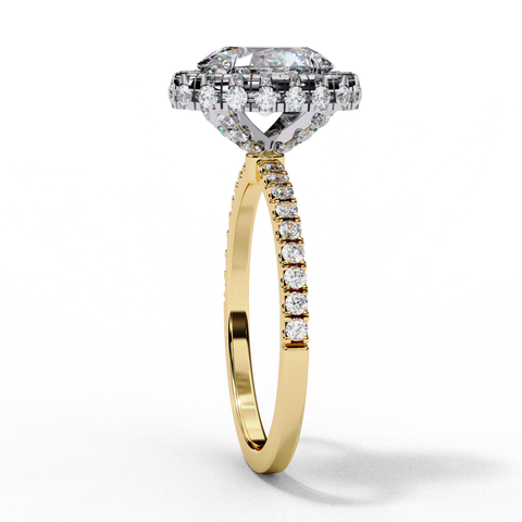 Elysian Bloom Oval Cut Ring