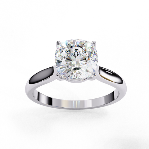 Solaria Elan-Cushion Square Cut Ring